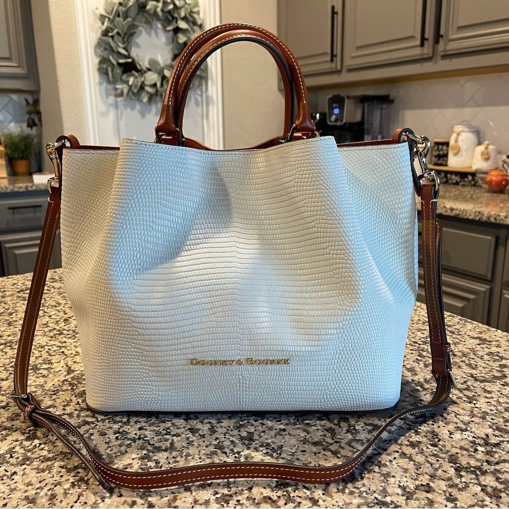 New Dooney & Bourke Large Barlow Lizard embossed leather - Picture 4 of 16